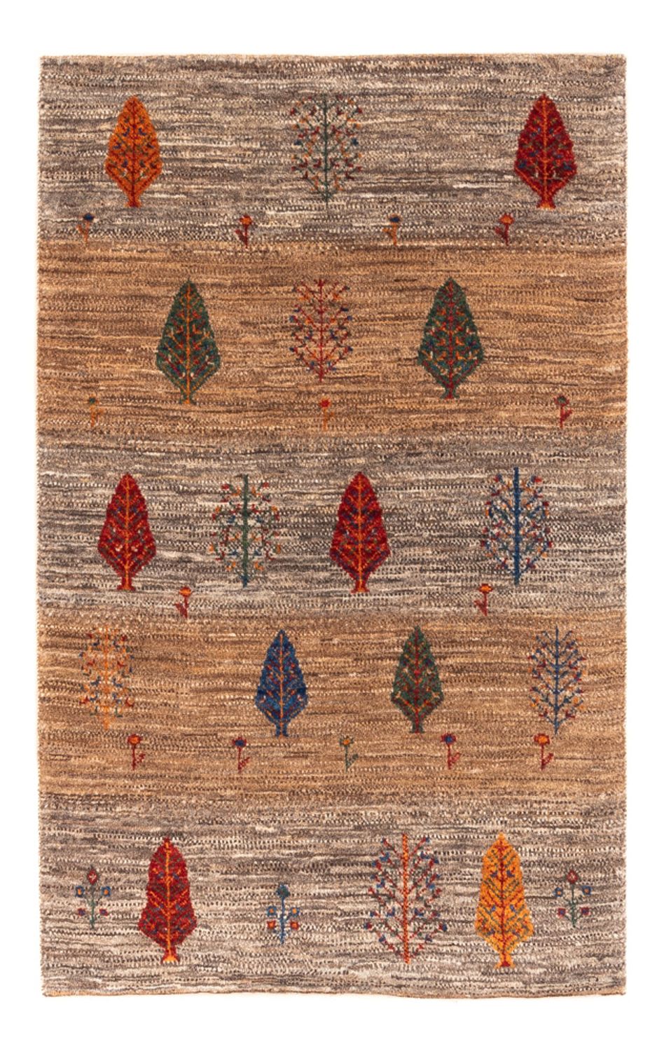 Gabbeh Tæppe - Loribaft Persisk - Royal - 123 x 81 cm - flerfarvet