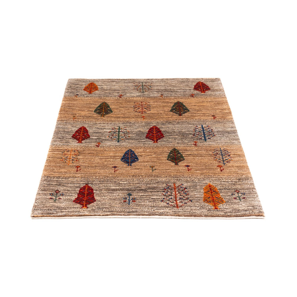 Gabbeh Tæppe - Loribaft Persisk - Royal - 123 x 81 cm - flerfarvet