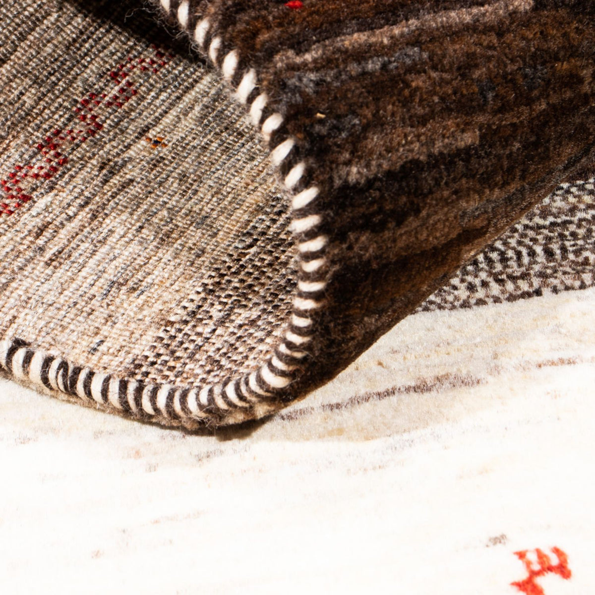 Gabbeh Tæppe - Loribaft Persisk - Royal - 134 x 84 cm - flerfarvet