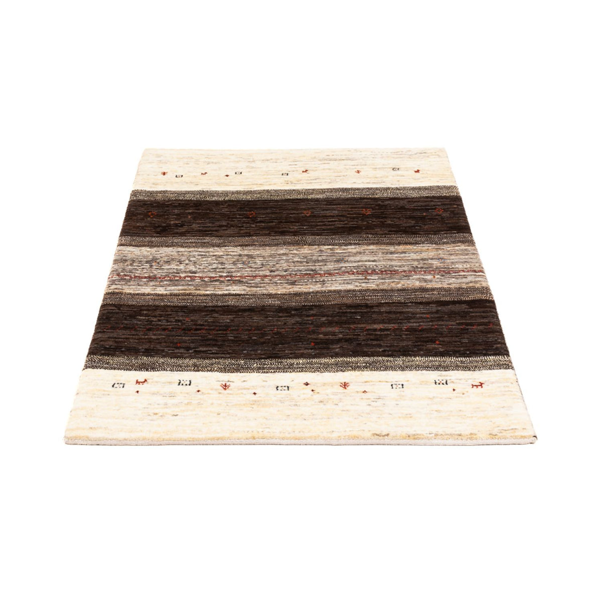 Gabbeh Tæppe - Loribaft Persisk - Royal - 134 x 84 cm - flerfarvet