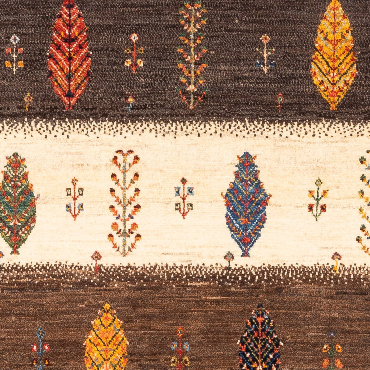 Gabbeh Tæppe - Loribaft Persisk - Royal - 122 x 84 cm - flerfarvet