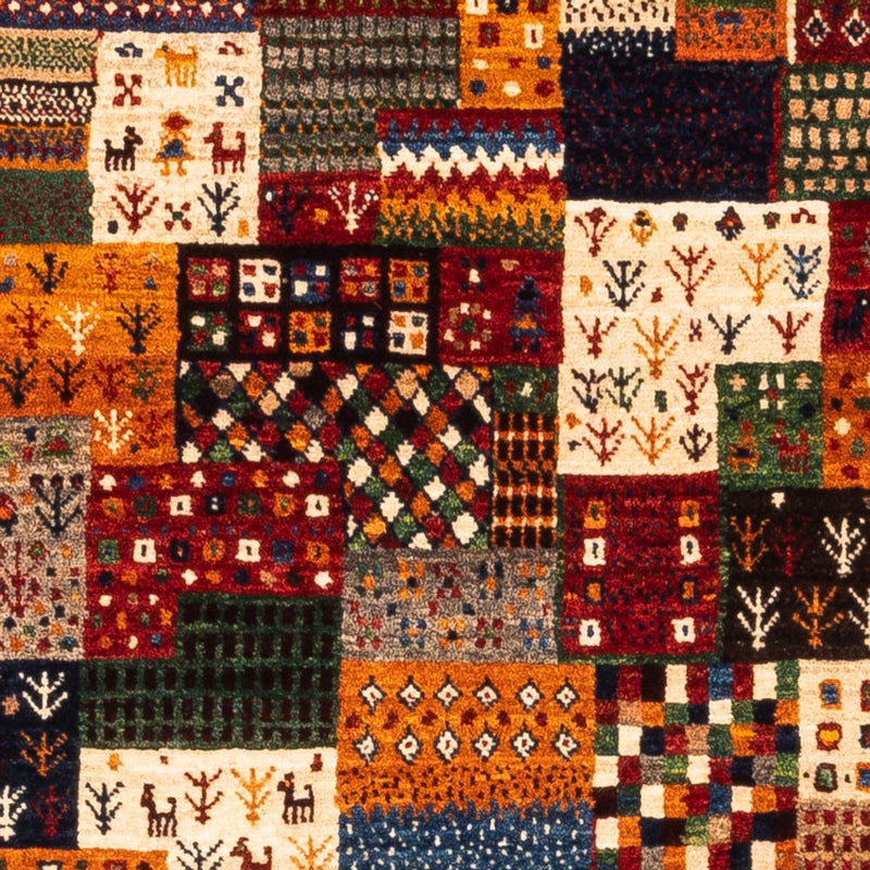 Gabbeh Tæppe - Loribaft Persisk - Royal - 137 x 92 cm - flerfarvet