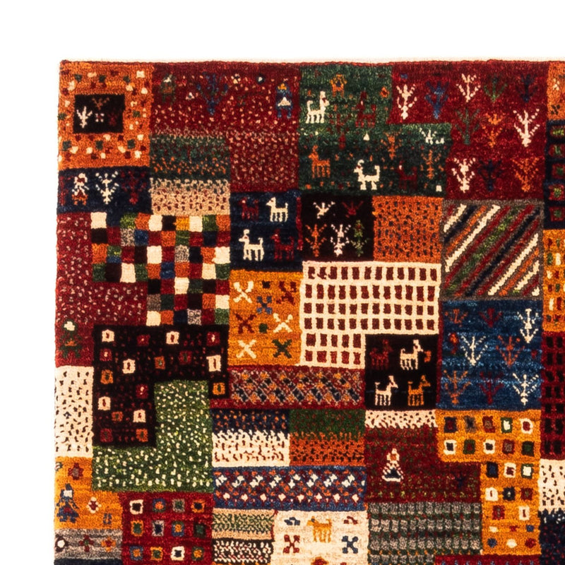 Gabbeh Tæppe - Loribaft Persisk - Royal - 137 x 92 cm - flerfarvet