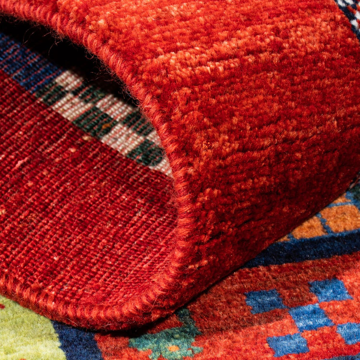 Gabbeh Tæppe - Loribaft Persisk - Royal - 131 x 81 cm - flerfarvet