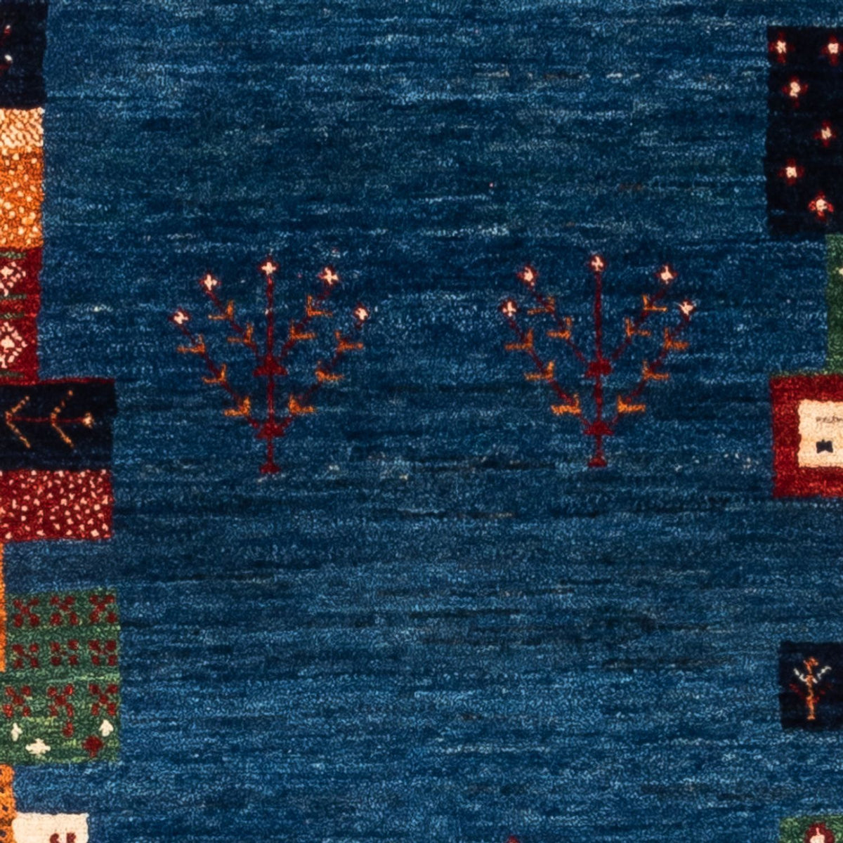 Gabbeh Tæppe - Loribaft Persisk - Royal - 128 x 83 cm - flerfarvet