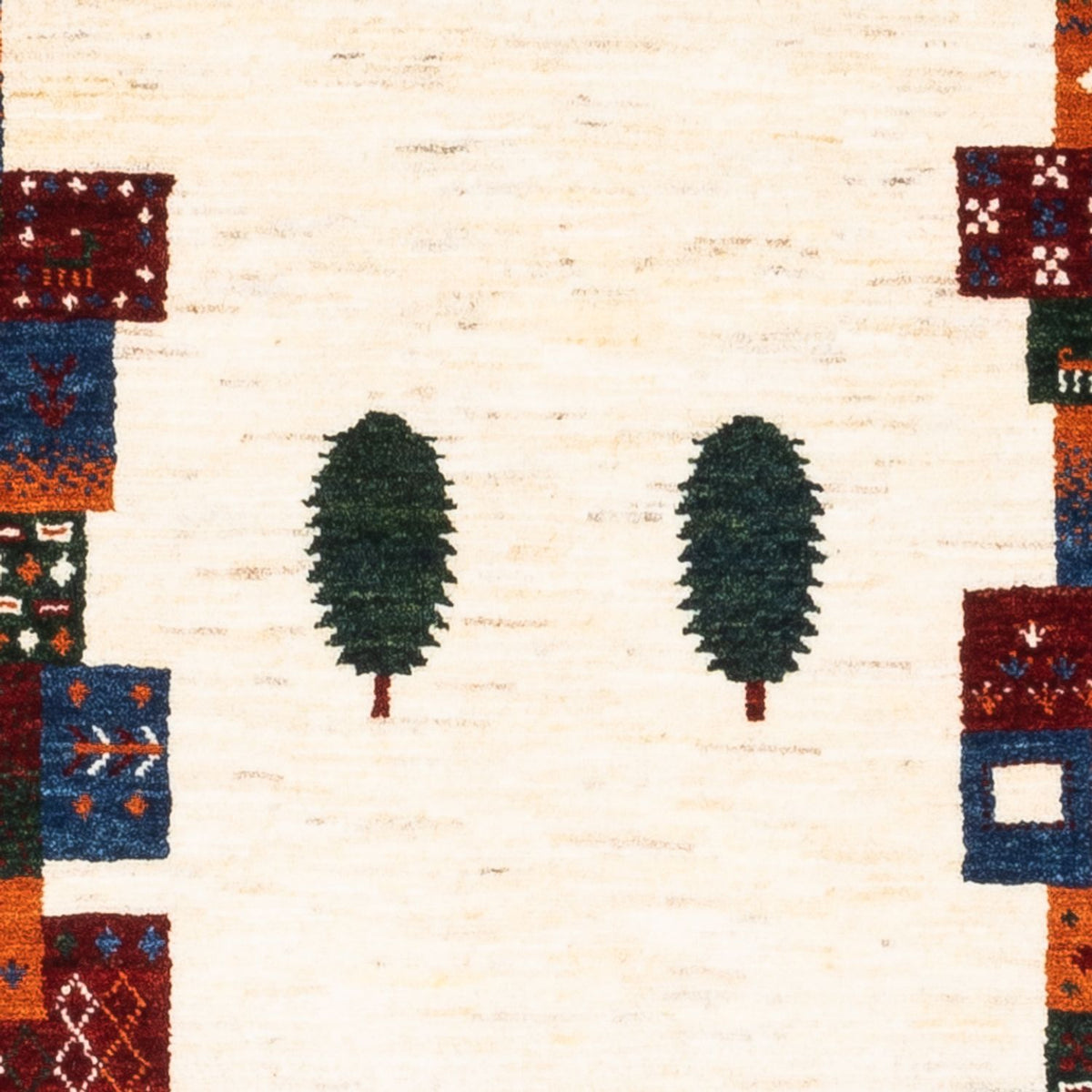 Gabbeh Tæppe - Loribaft Persisk - Royal - 128 x 80 cm - flerfarvet