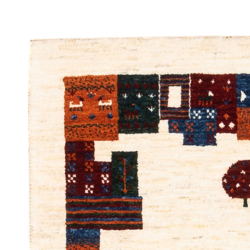 Gabbeh Tæppe - Loribaft Persisk - Royal - 128 x 80 cm - flerfarvet