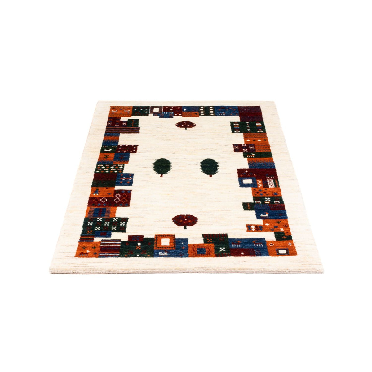 Gabbeh Tæppe - Loribaft Persisk - Royal - 128 x 80 cm - flerfarvet