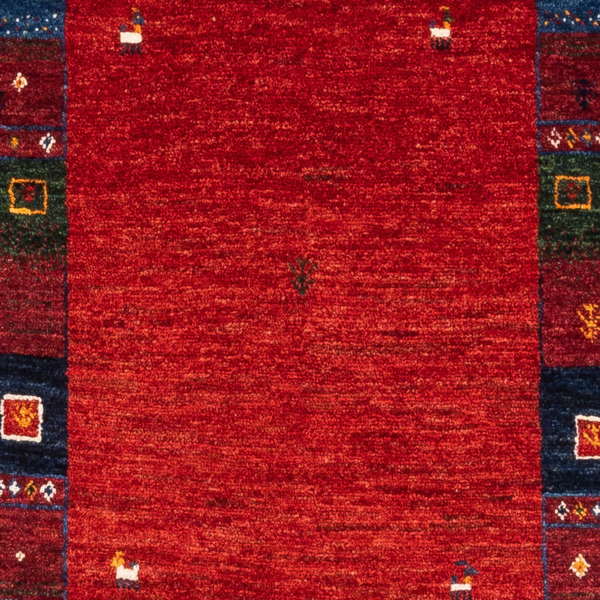 Gabbeh Tæppe - Loribaft Persisk - Royal - 121 x 81 cm - flerfarvet