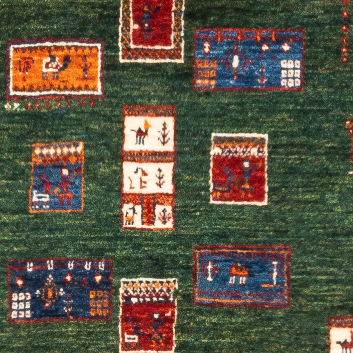 Gabbeh Tæppe - Loribaft Persisk - Royal - 135 x 83 cm - flerfarvet