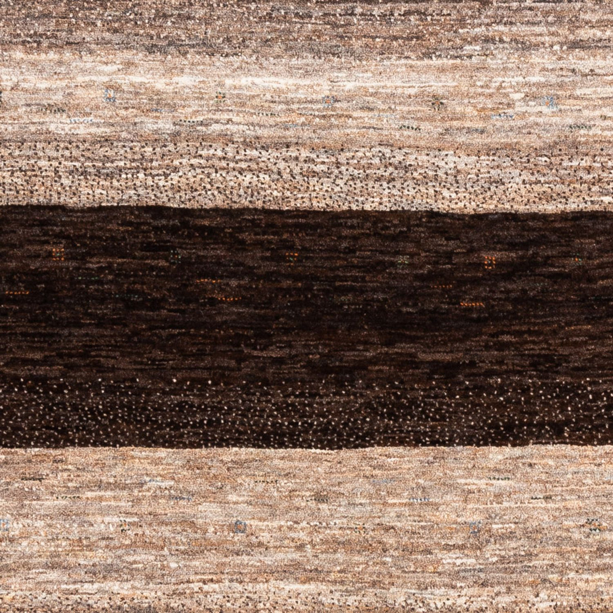 Gabbeh Tæppe - Loribaft Persisk - 195 x 134 cm - grå