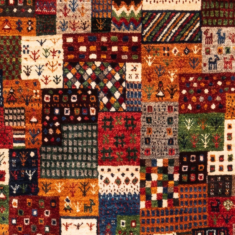 Gabbeh Tæppe - Loribaft Persisk - Royal - 142 x 88 cm - flerfarvet