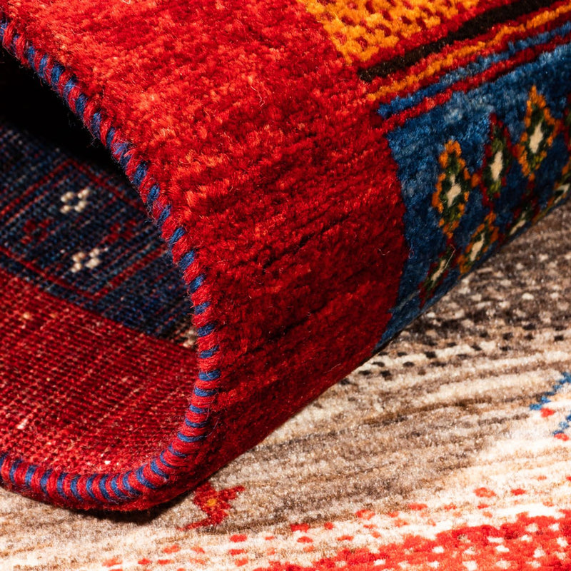 Gabbeh Tæppe - Loribaft Persisk - Royal - 147 x 86 cm - flerfarvet