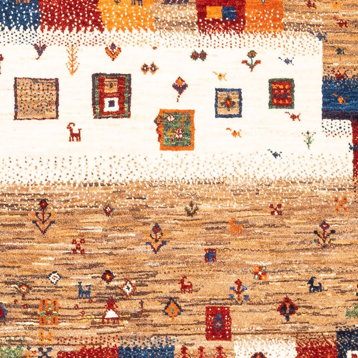 Gabbeh Tæppe - Loribaft Persisk - Royal - 153 x 100 cm - flerfarvet