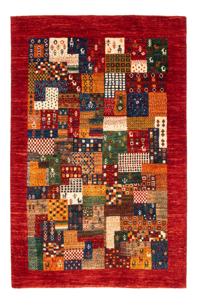 Gabbeh Tæppe - Loribaft Persisk - Royal - 134 x 90 cm - flerfarvet