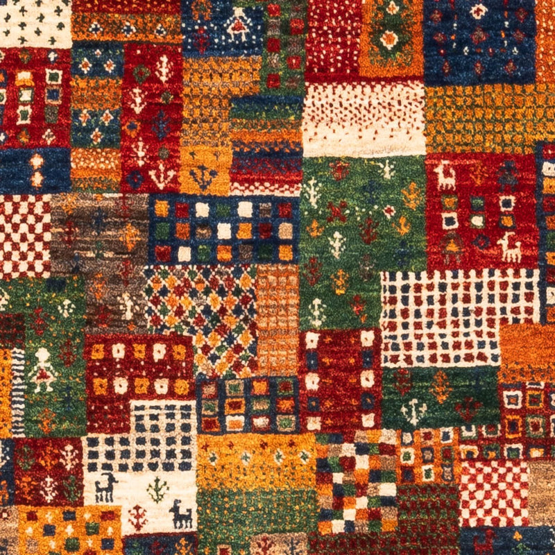 Gabbeh Tæppe - Loribaft Persisk - Royal - 134 x 90 cm - flerfarvet