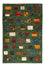 Gabbeh Tæppe - Loribaft Persisk - Royal - 129 x 88 cm - flerfarvet