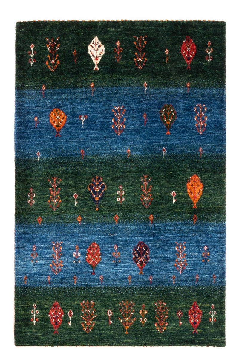 Gabbeh Tæppe - Loribaft Persisk - Royal - 127 x 86 cm - flerfarvet