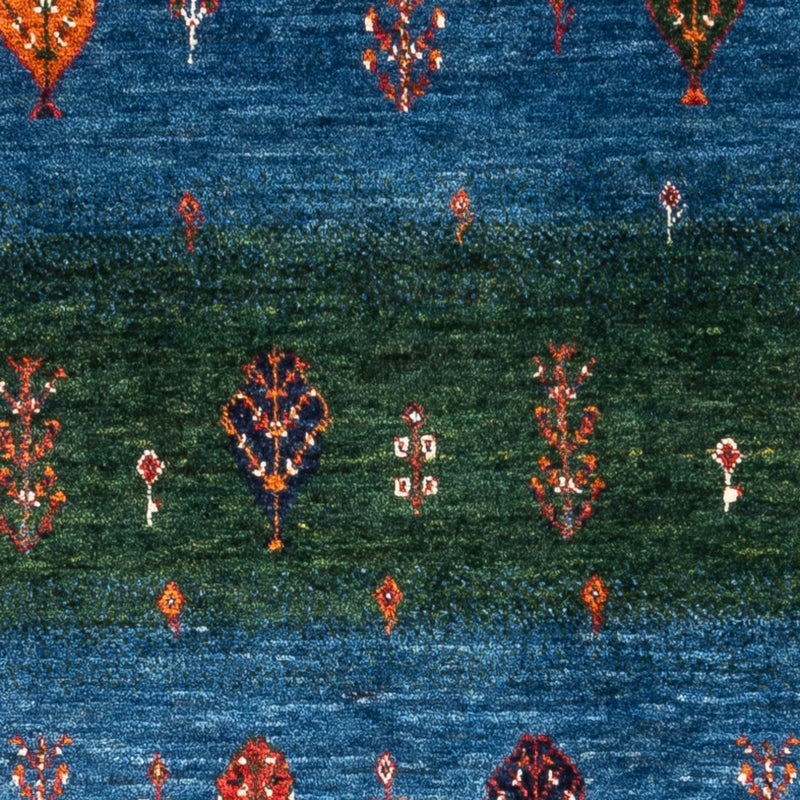 Gabbeh Tæppe - Loribaft Persisk - Royal - 127 x 86 cm - flerfarvet