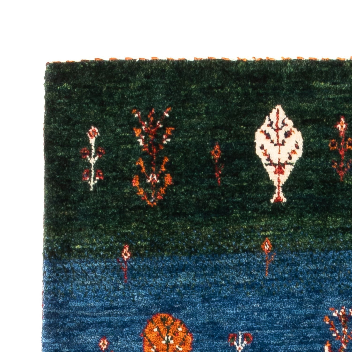 Gabbeh Tæppe - Loribaft Persisk - Royal - 127 x 86 cm - flerfarvet