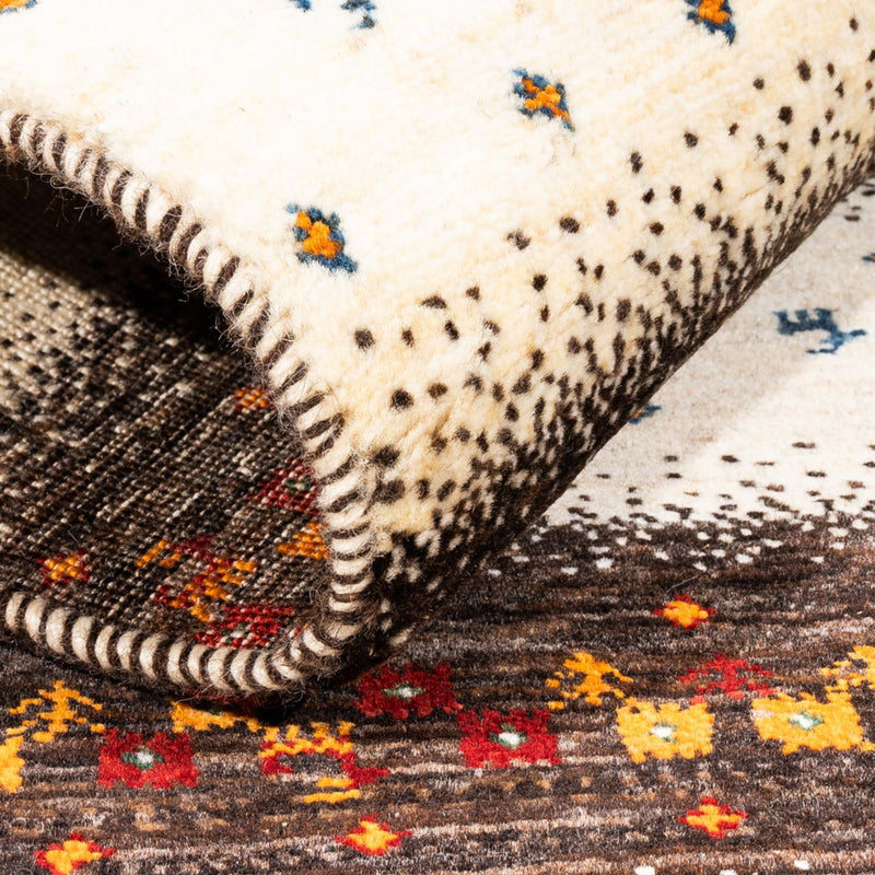 Gabbeh Tæppe - Loribaft Persisk - Royal - 127 x 83 cm - flerfarvet