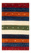 Gabbeh Tæppe - Loribaft Persisk - Royal - 140 x 85 cm - flerfarvet