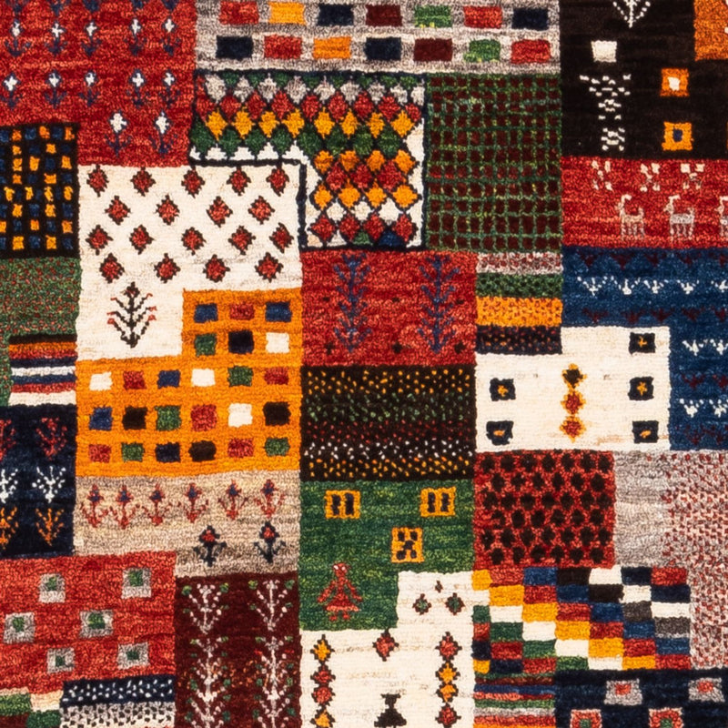 Gabbeh Tæppe - Loribaft Persisk - Royal - 131 x 84 cm - flerfarvet