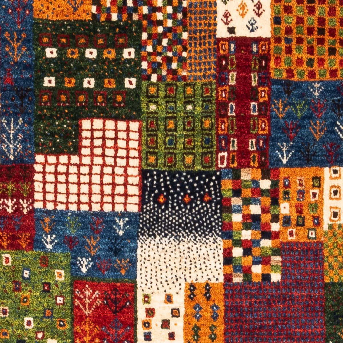 Gabbeh Tæppe - Loribaft Persisk - Royal - 137 x 85 cm - flerfarvet