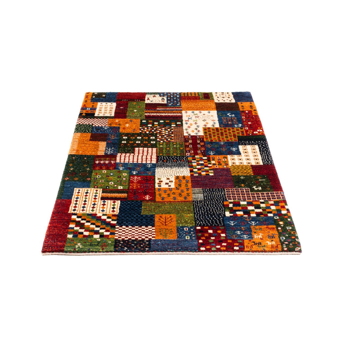 Gabbeh Tæppe - Loribaft Persisk - Royal - 137 x 85 cm - flerfarvet