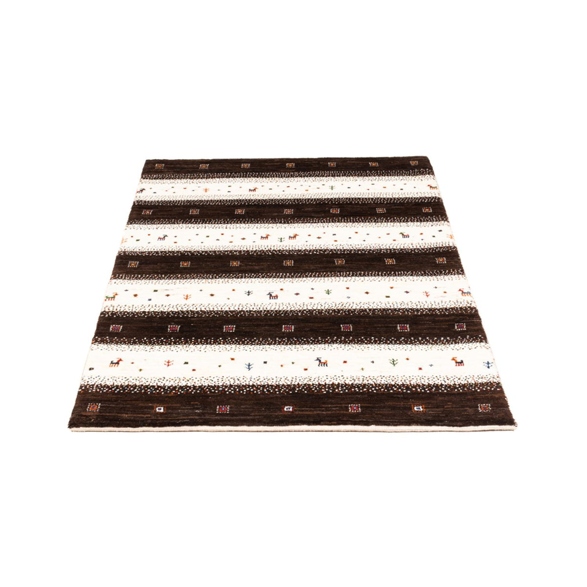 Gabbeh Tæppe - Loribaft Persisk - Royal - 136 x 84 cm - flerfarvet