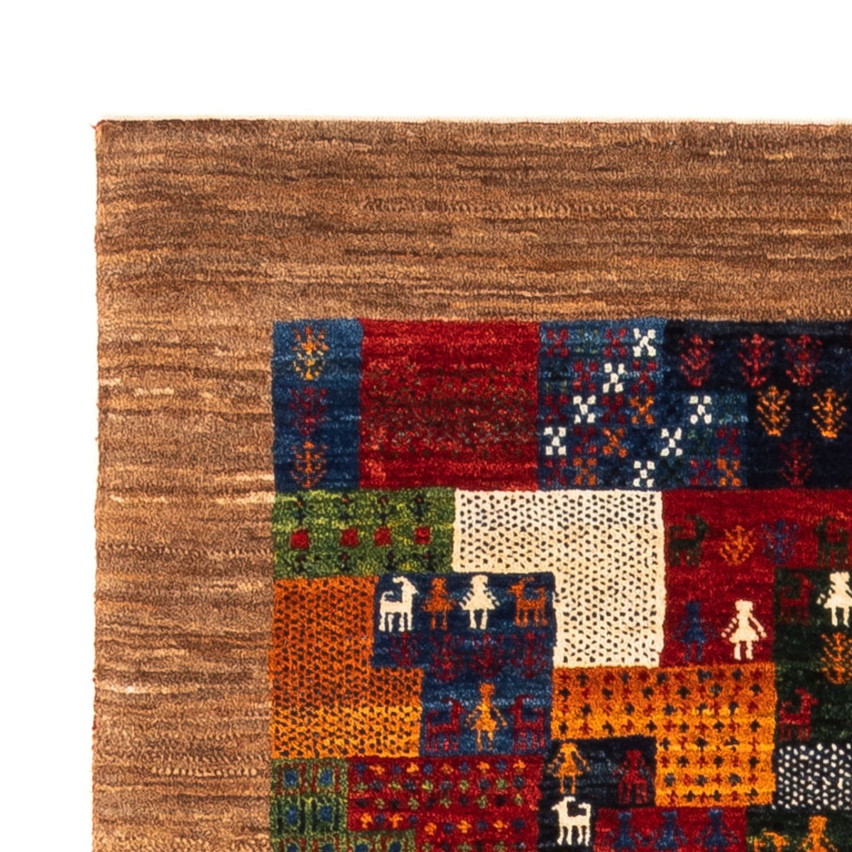 Gabbeh Tæppe - Loribaft Persisk - Royal - 134 x 88 cm - flerfarvet