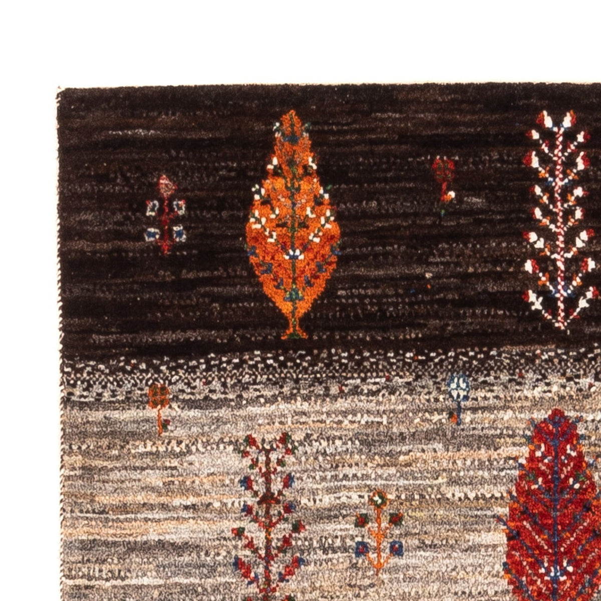 Gabbeh Tæppe - Loribaft Persisk - Royal - 126 x 85 cm - flerfarvet