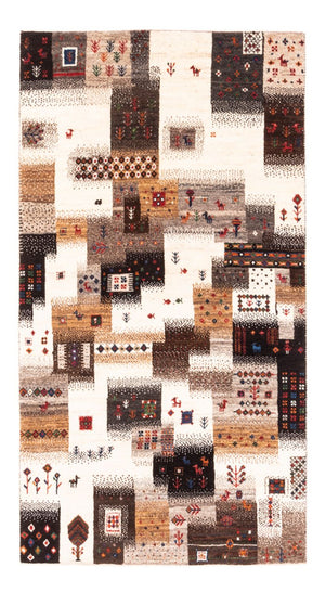 Gabbeh Tæppe - Loribaft Persisk - Royal - 147 x 85 cm - grå