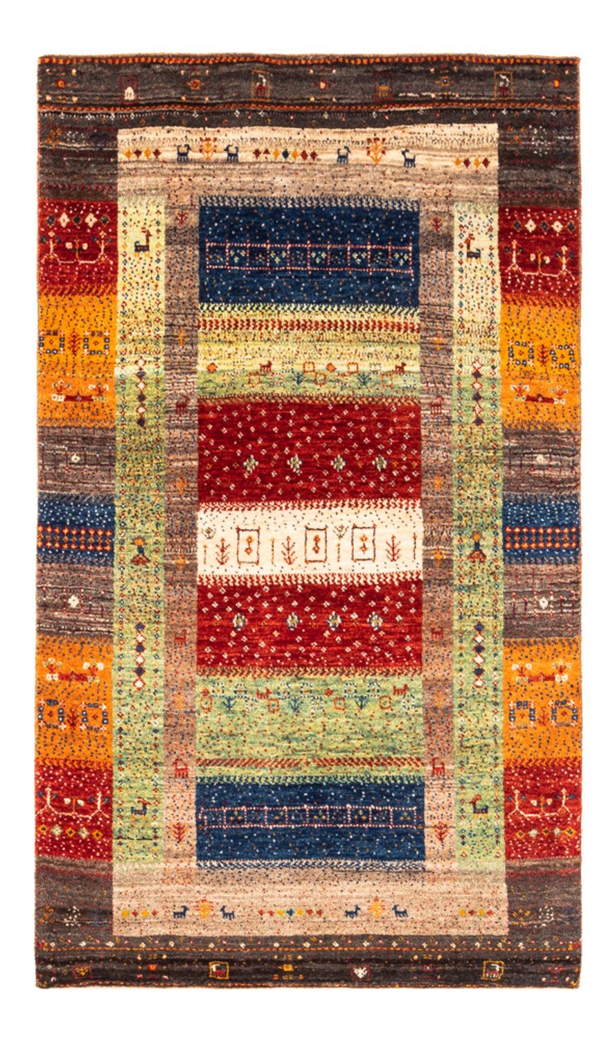 Gabbeh Tæppe - Loribaft Persisk - Royal - 145 x 90 cm - flerfarvet