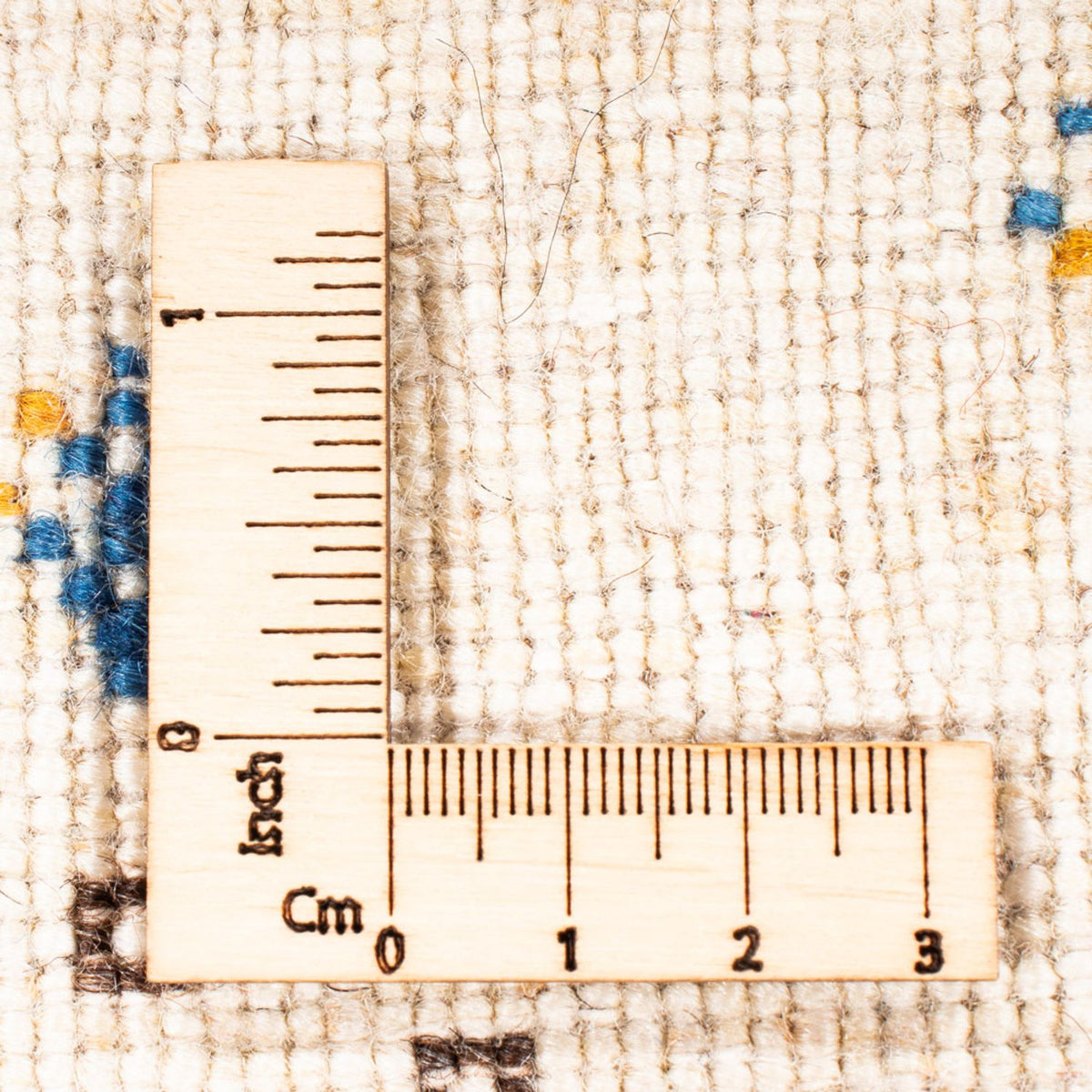 Gabbeh Tæppe - Loribaft Persisk - Royal - 122 x 78 cm - creme