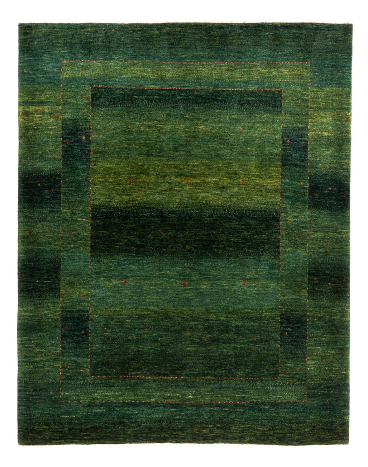 Gabbeh Tæppe - Loribaft Persisk - 200 x 160 cm - grøn