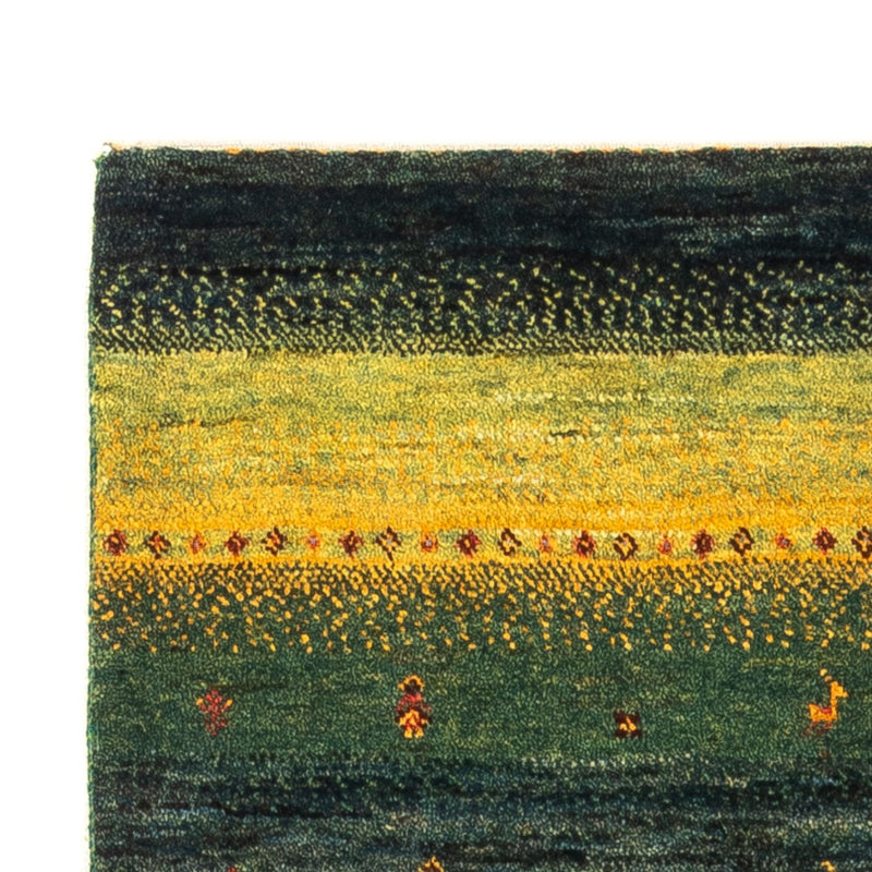 Gabbeh Tæppe - Loribaft Persisk - Royal - 133 x 82 cm - grøn