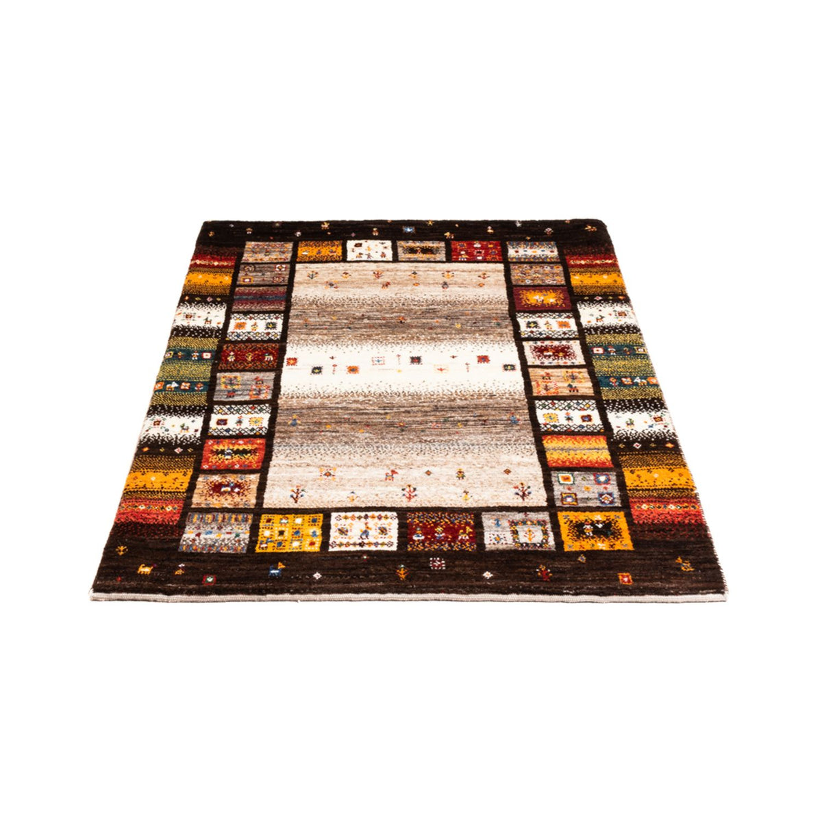Gabbeh Tæppe - Loribaft Persisk - Royal - 136 x 87 cm - flerfarvet