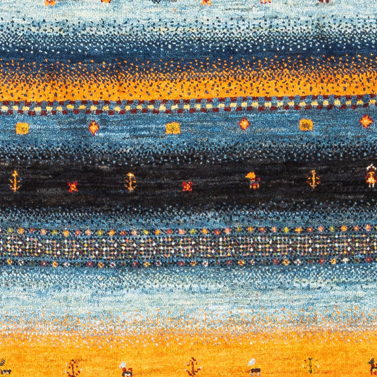 Gabbeh Tæppe - Loribaft Persisk - Royal - 170 x 103 cm - flerfarvet