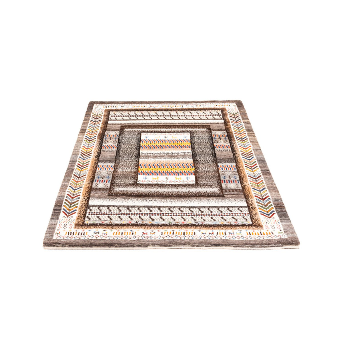 Gabbeh Tæppe - Loribaft Persisk - Royal - 158 x 100 cm - flerfarvet