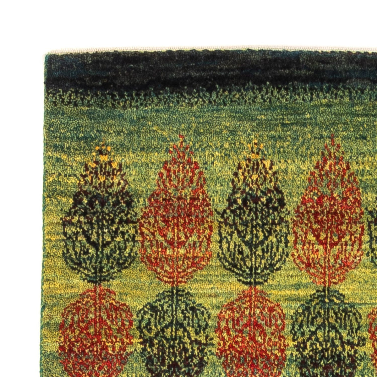 Gabbeh Tæppe - Loribaft Persisk - Royal - 138 x 87 cm - flerfarvet
