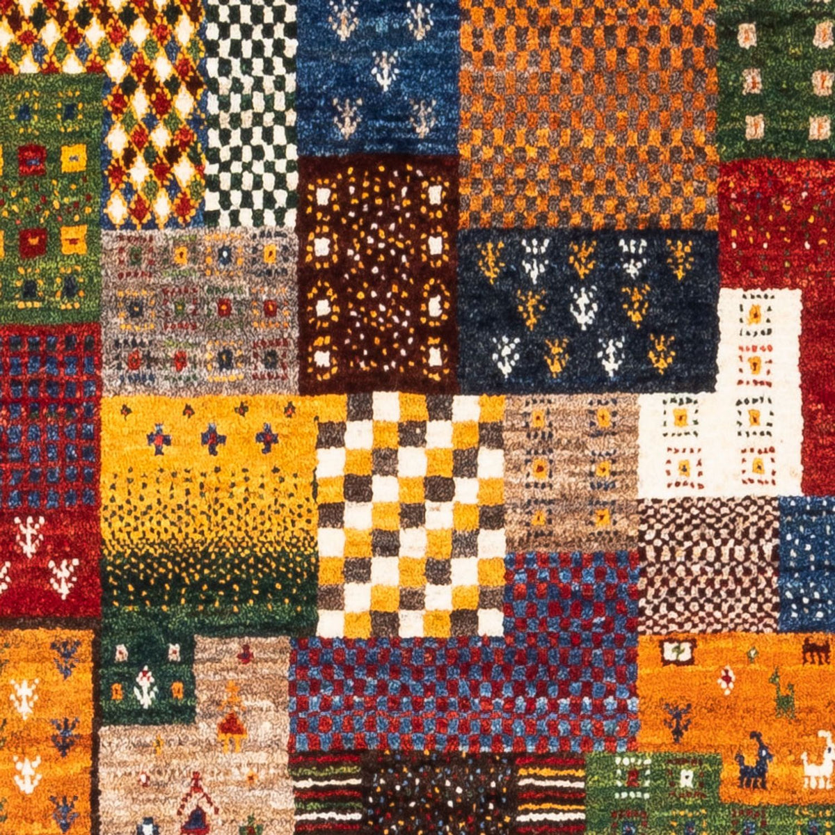 Gabbeh Tæppe - Loribaft Persisk - Royal - 138 x 84 cm - flerfarvet