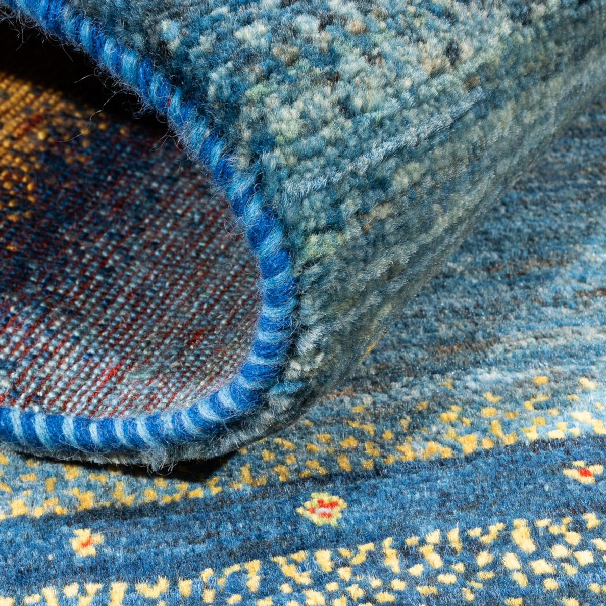 Gabbeh Tæppe - Loribaft Persisk - Royal - 141 x 87 cm - flerfarvet