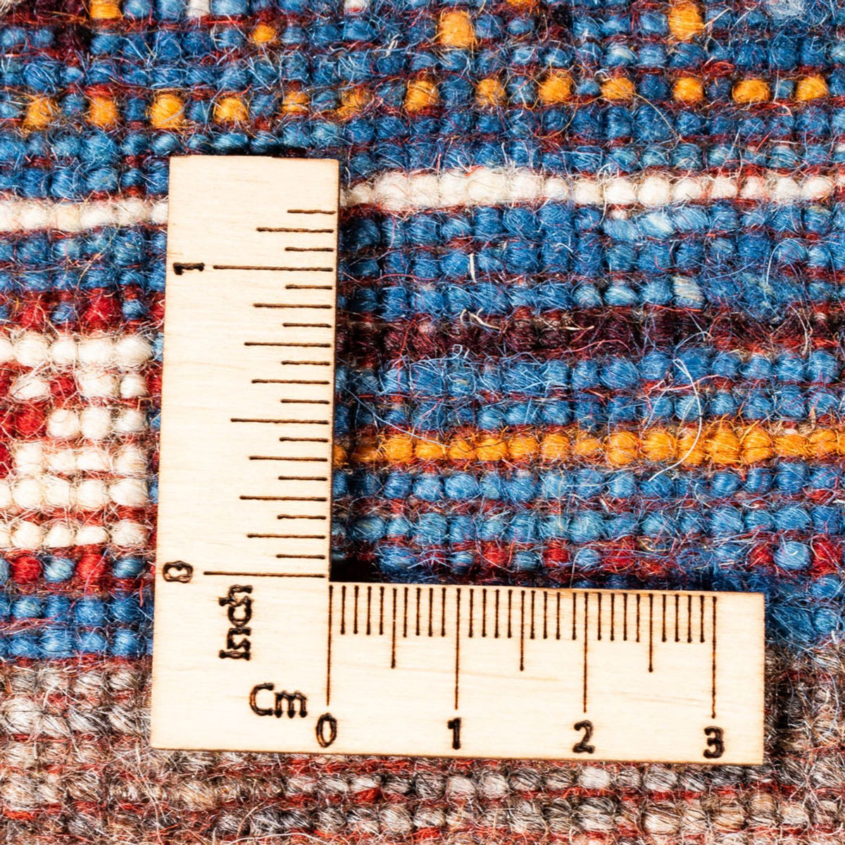 Gabbeh Tæppe - Loribaft Persisk - Royal - 106 x 81 cm - flerfarvet