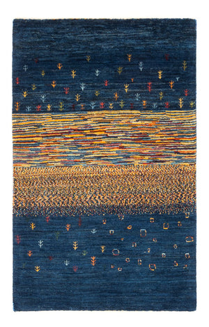 Gabbeh Tæppe - Loribaft Persisk - Royal - 126 x 83 cm - flerfarvet