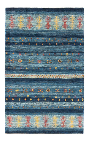 Gabbeh Tæppe - Loribaft Persisk - Royal - 129 x 84 cm - flerfarvet