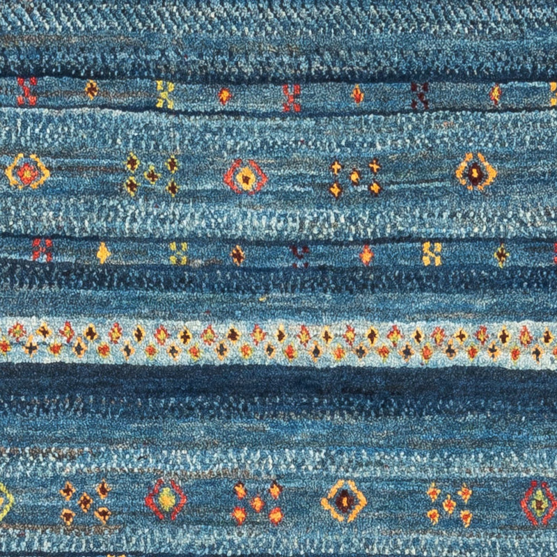 Gabbeh Tæppe - Loribaft Persisk - Royal - 129 x 84 cm - flerfarvet
