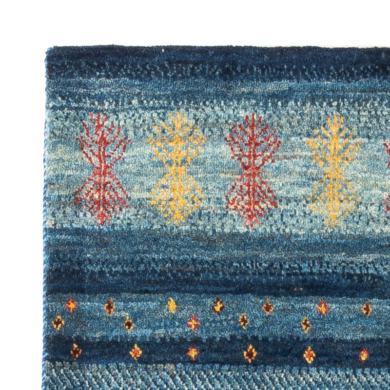 Gabbeh Tæppe - Loribaft Persisk - Royal - 129 x 84 cm - flerfarvet