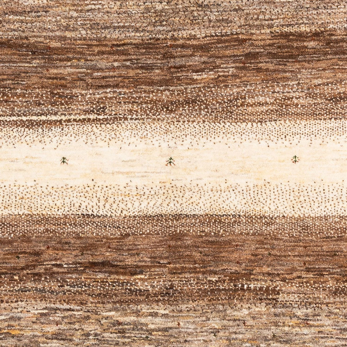 Gabbeh Tæppe - Loribaft Persisk - 201 x 157 cm - grå