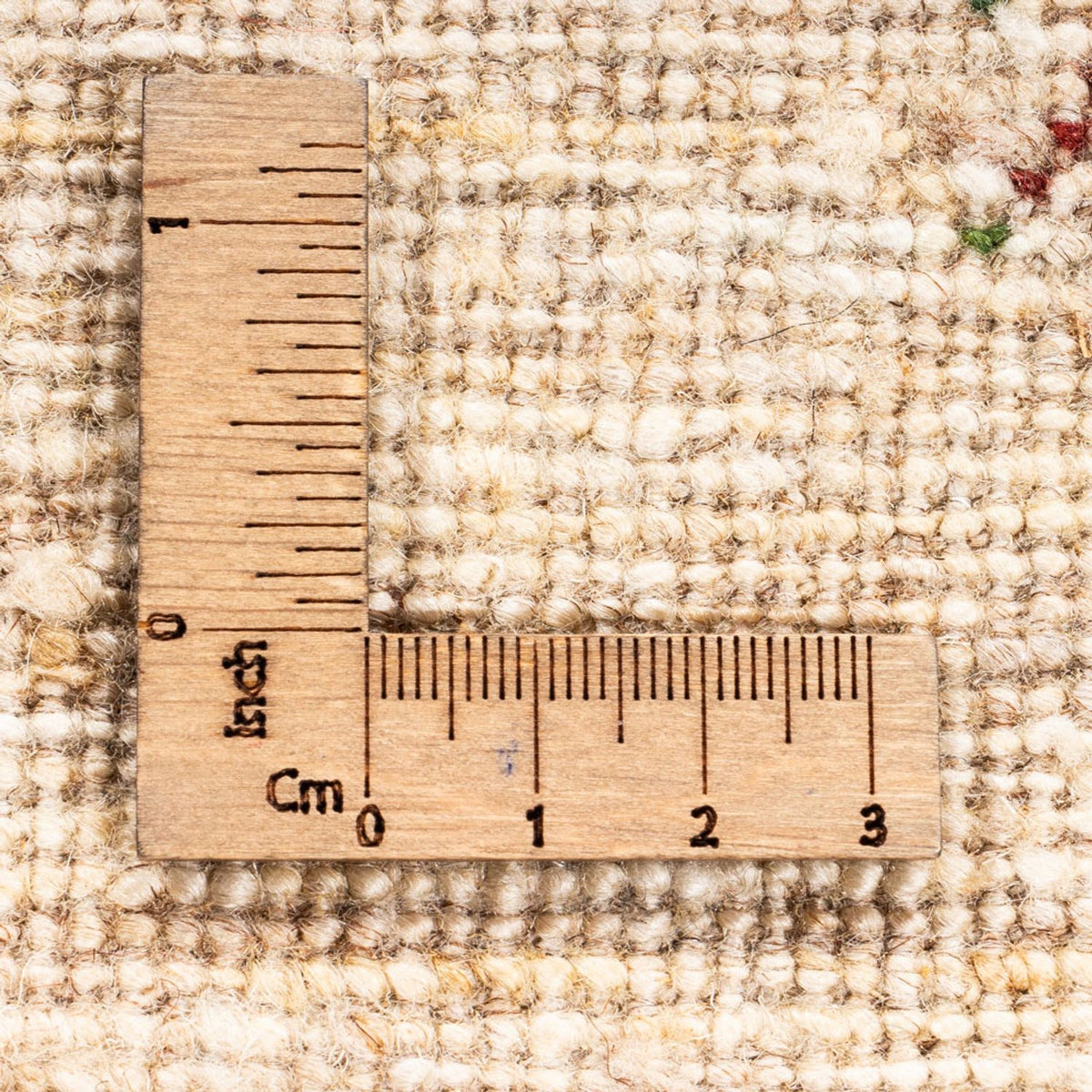 Gabbeh Tæppe - Loribaft Persisk - 202 x 156 cm - natur